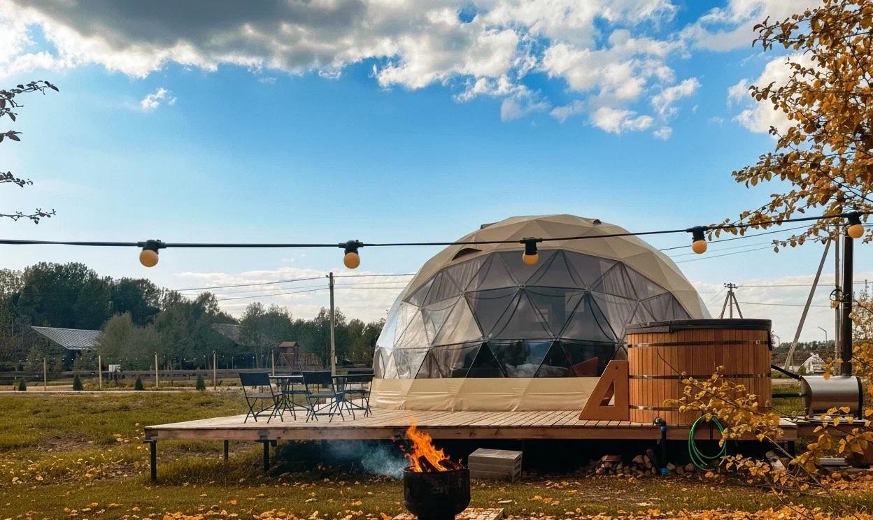 Глэмпинг Вазуза Лав в Смоленской области