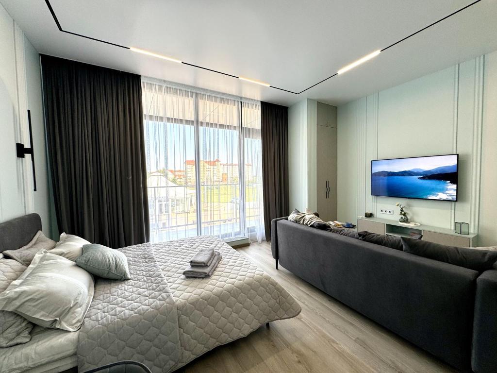 Апартаменты ZEMLAND RIVIERA (ЗИМЛЕНД РИВЬЕРА) на улице Гагарина