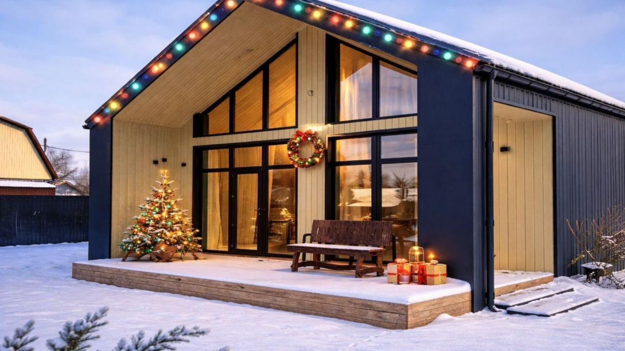 Real photos of House with a warm pool  "Quiet pine"