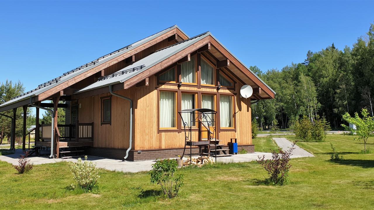Real photos of Cottage A9 at the recreation center Novosti Park