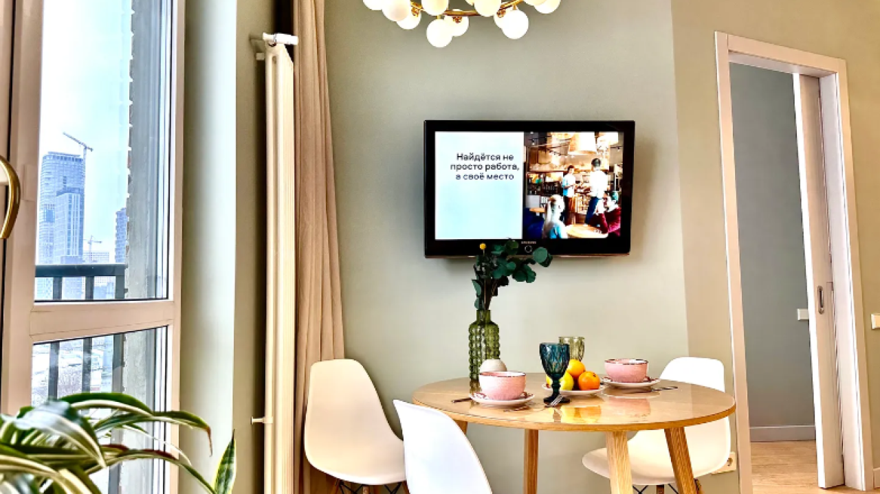 Real photos of Level Up apartments on Bolshaya Filevskaya street 3 building 4