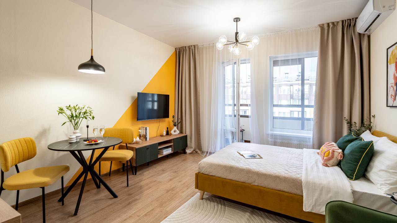 Реальные фото Апартаменты Merino Home на Ветеранов 173