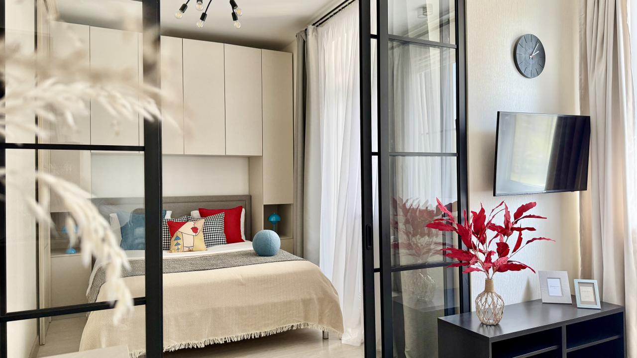 Real photos of The apartment is 5 minutes from the metro station Belomorskaya