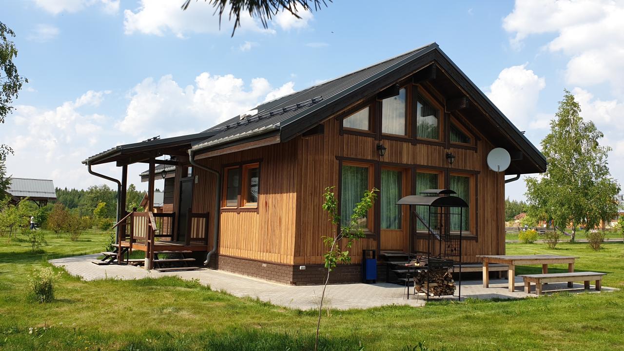 Real photos of Cottage A7 at the recreation center Novosti Park
