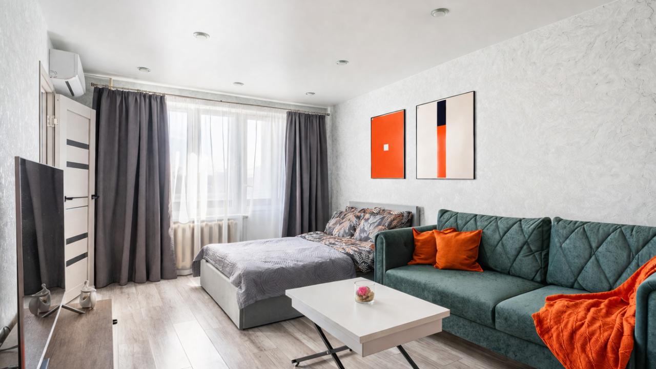 Real photos of Cozy apartment near the Zyuzino metro station