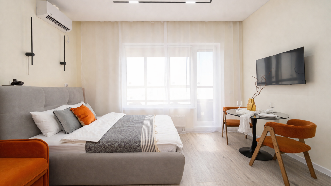 Real photos of Comfort class apartments in a new residential complex with impressive views