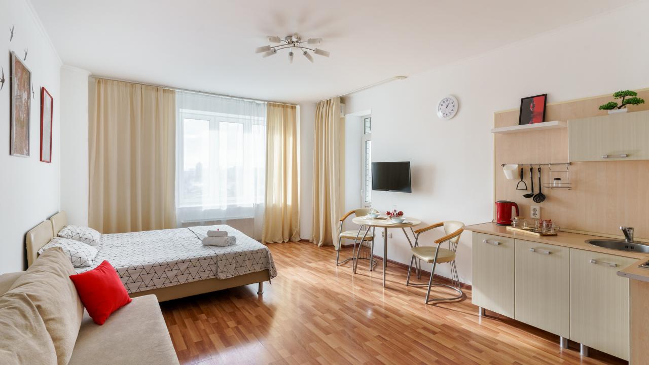 Real photos of Apartment "City Quarter" on 50 let VLKSM street 13 building 3