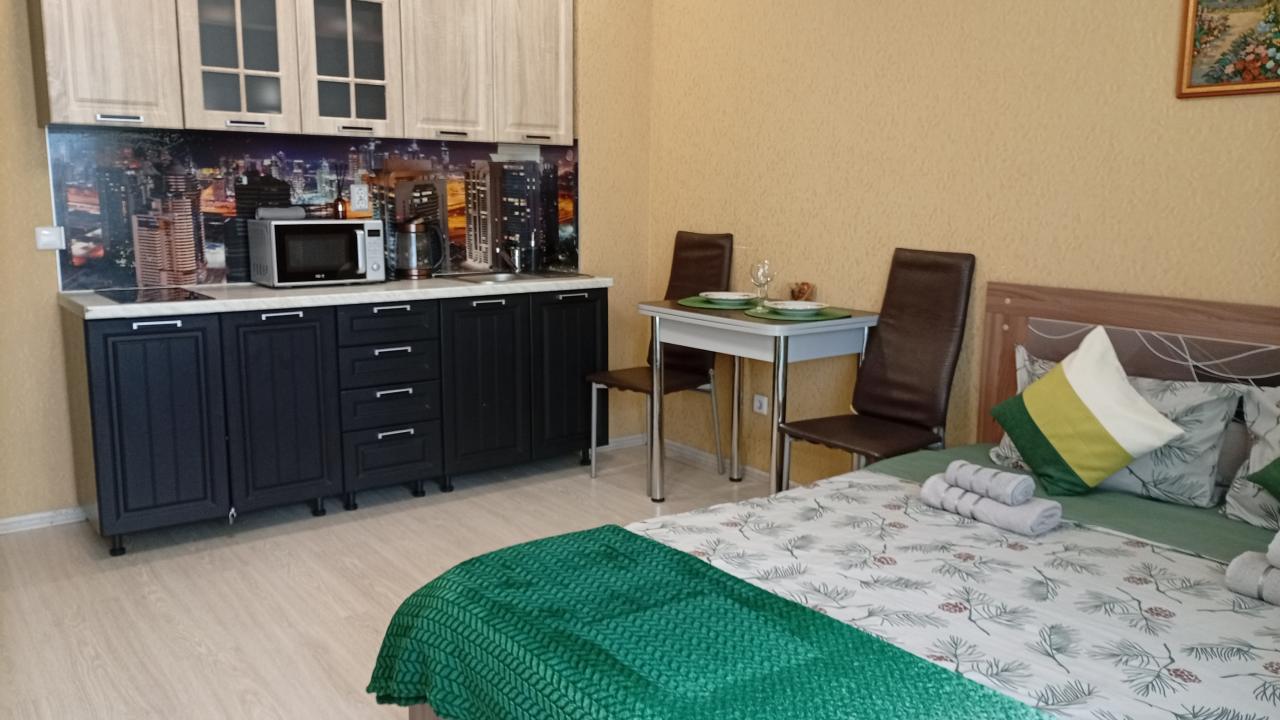 Реальные фото Уютная студия в самом сердце Ново-Патрушево в ЖК "Три Богатыря"