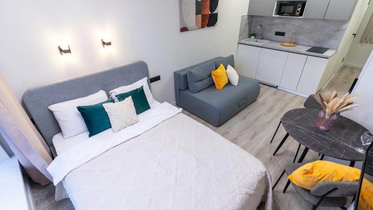 Реальные фото Апартаменты Степаненков на улице Гагарина 9