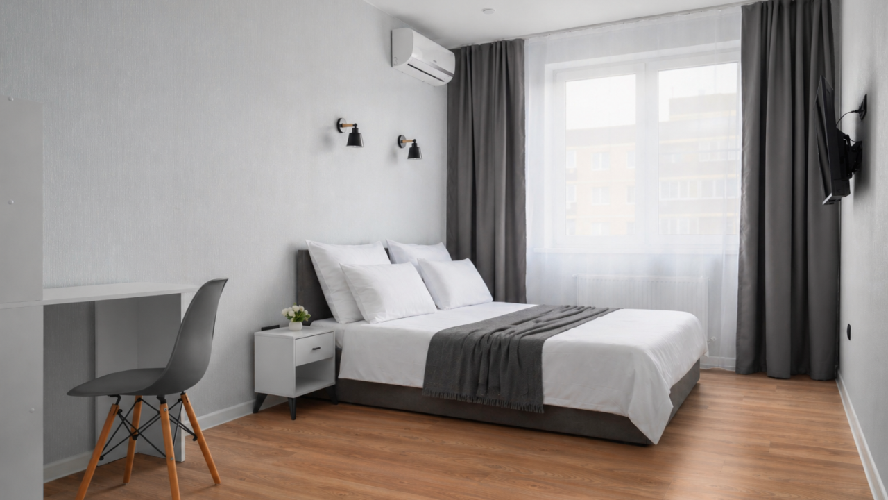 Real photos of Cozy apartment in the residential complex Breath | 4 guests | near the Lyubimovo shopping center | 25 minutes to Galitsky Park.