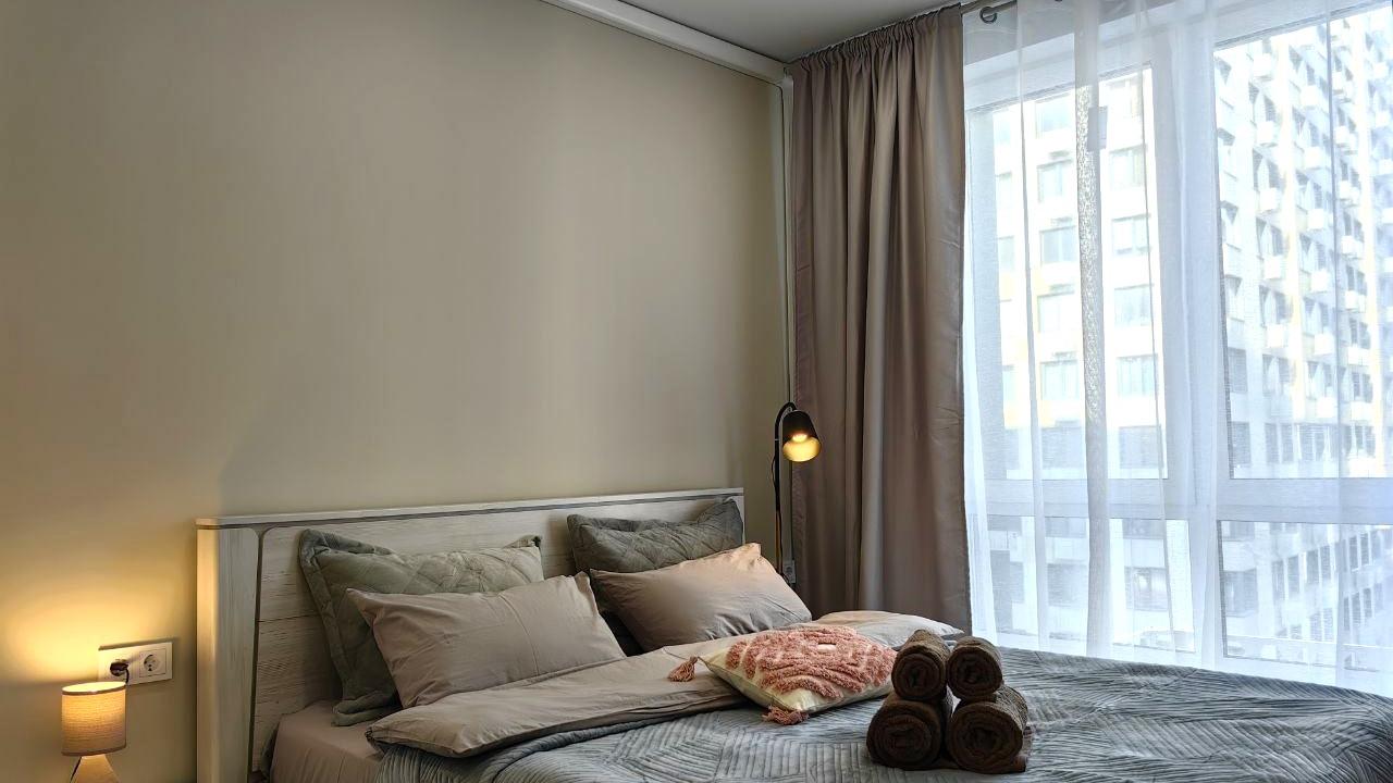 Real photos of Modern euro two-bedroom apartment near Verkhniye Likhobory metro station