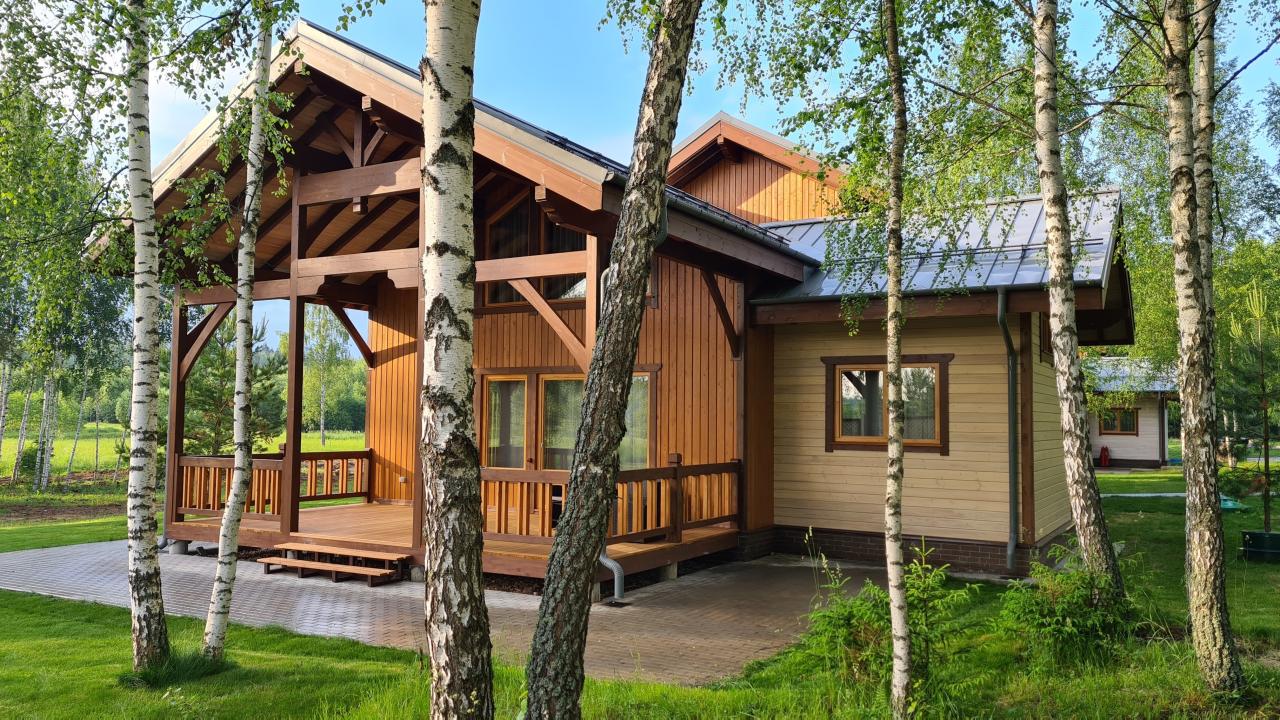 Real photos of House B2 at the recreation center Novosti Park