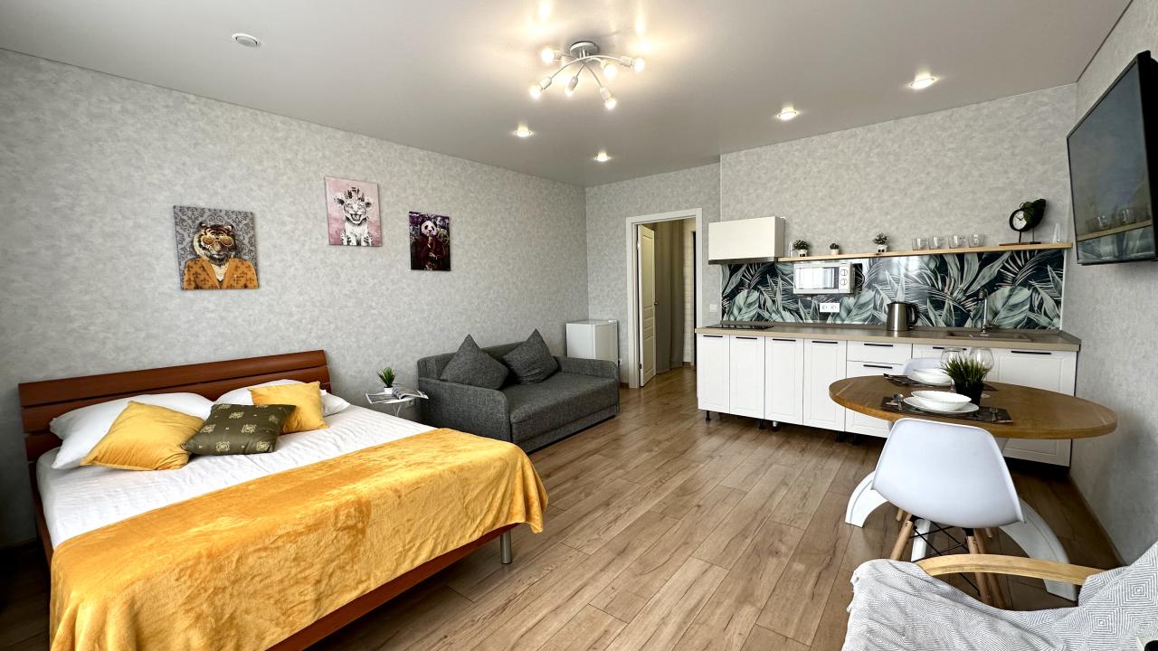Real photos of Studio from the company Home Hotel on Proletarskaya 300