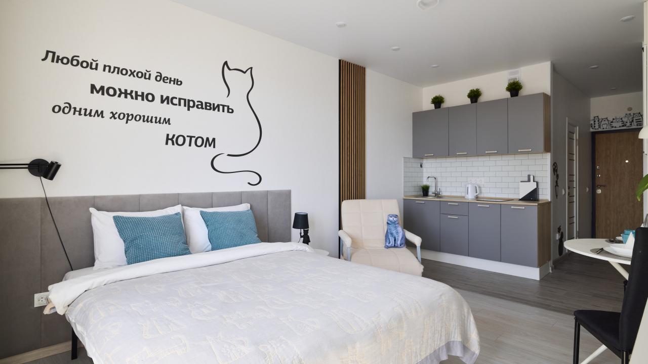 Real photos of ONLI apartments on Bogatyrsky Avenue
