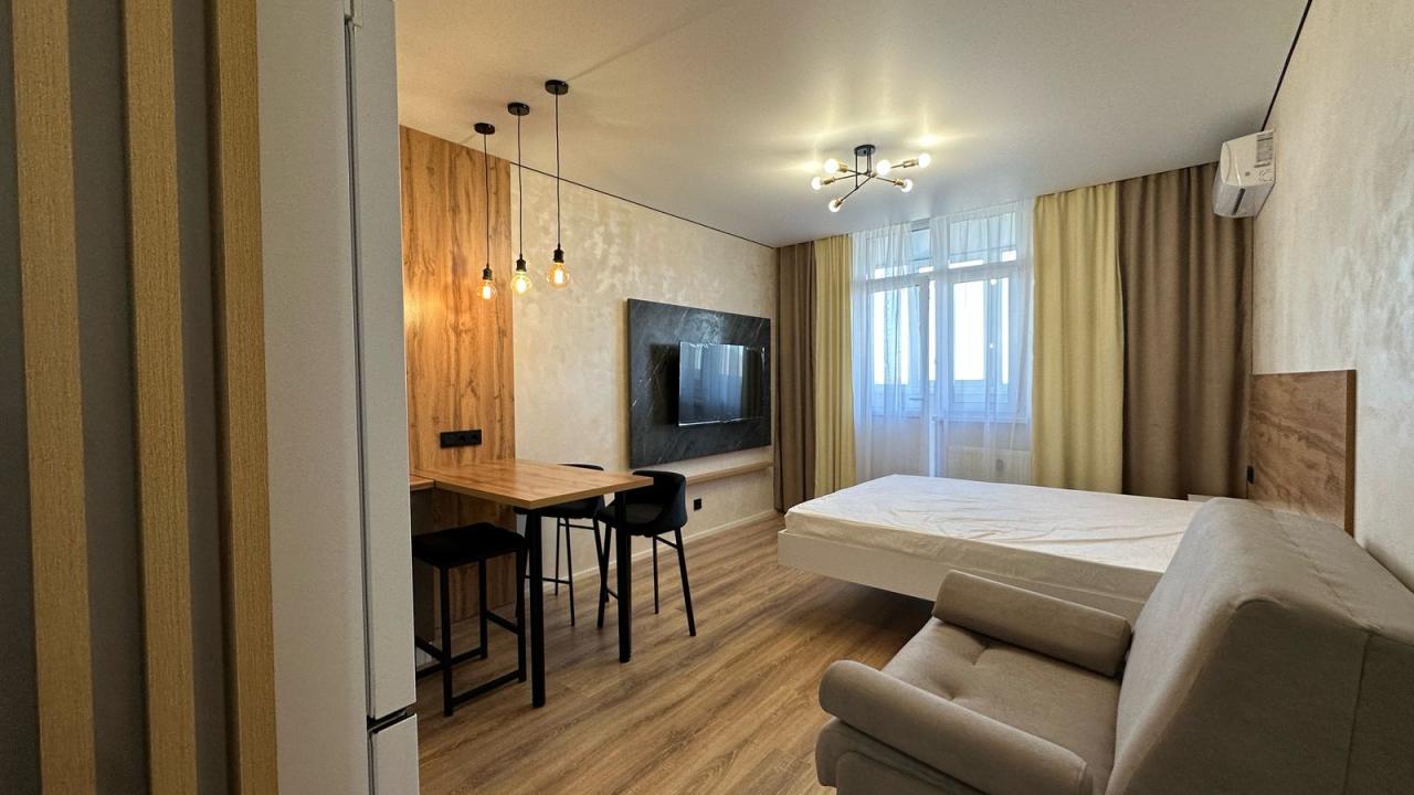Real photos of Studio apartment from the company Home Hotel on Uralskaya, 2/25