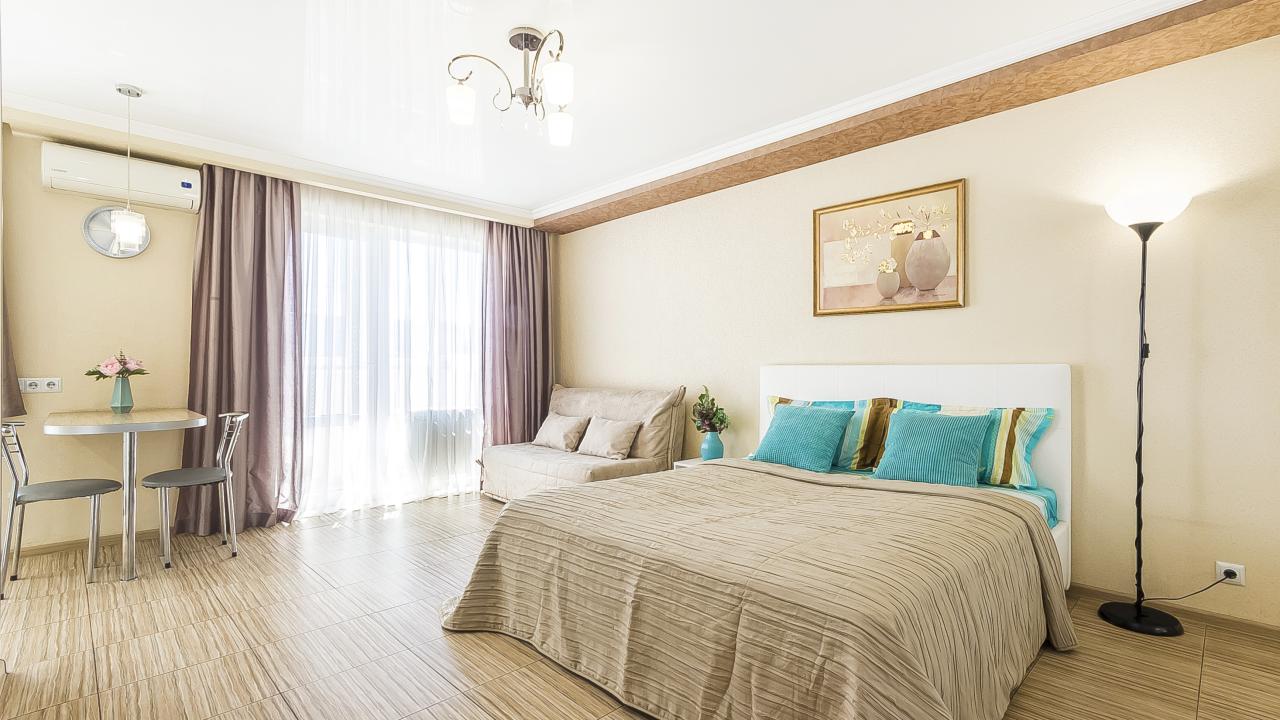 Real photos of ApartGroup apartments on Komsomolskaya street 55