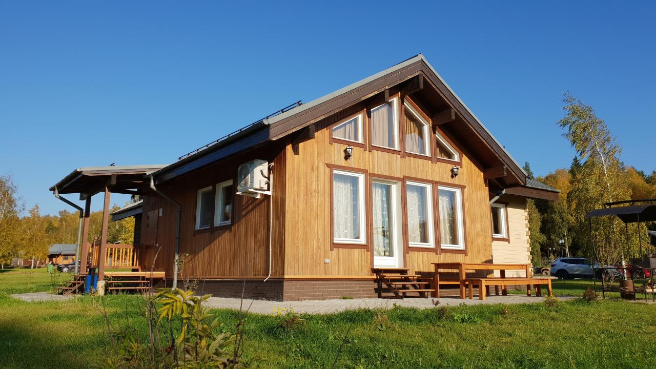 Real photos of Cottage B6 at the recreation center Novosti Park