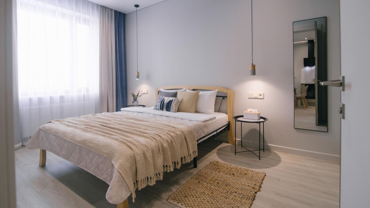 Real photos of Cozy apartment in a new building, 17th floor!