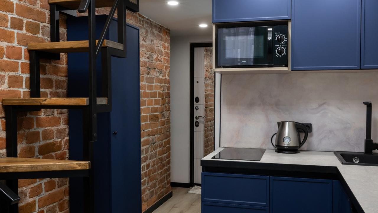 Real photos of New studio in the center of Petrogradka with everything necessary for comfort (MP98)