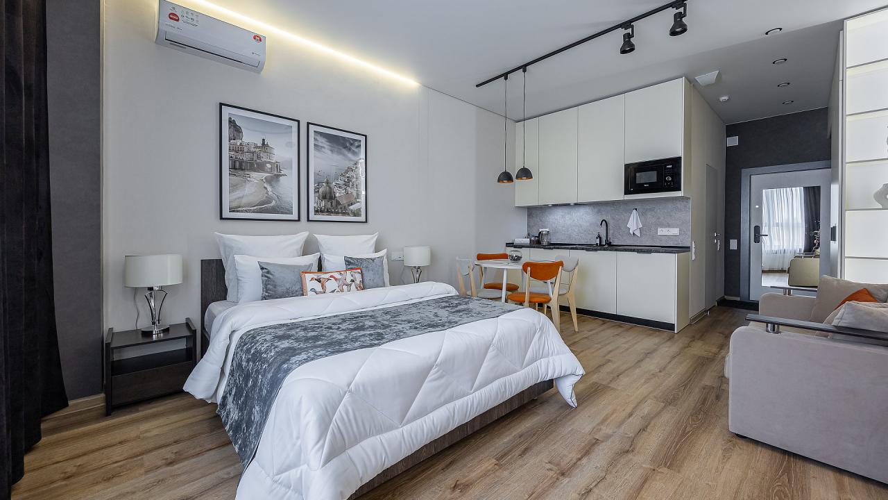 Real photos of Otelle Apartments at 107 Gordeevskaya Street near Rozhdestvenskaya Street