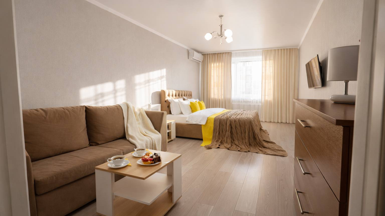Real photos of 5 star apartments on Gagkaeva Street