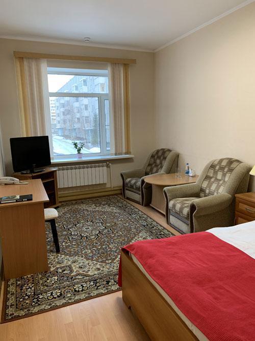 Номер стандарт с 1 двуспальной кроватью 2