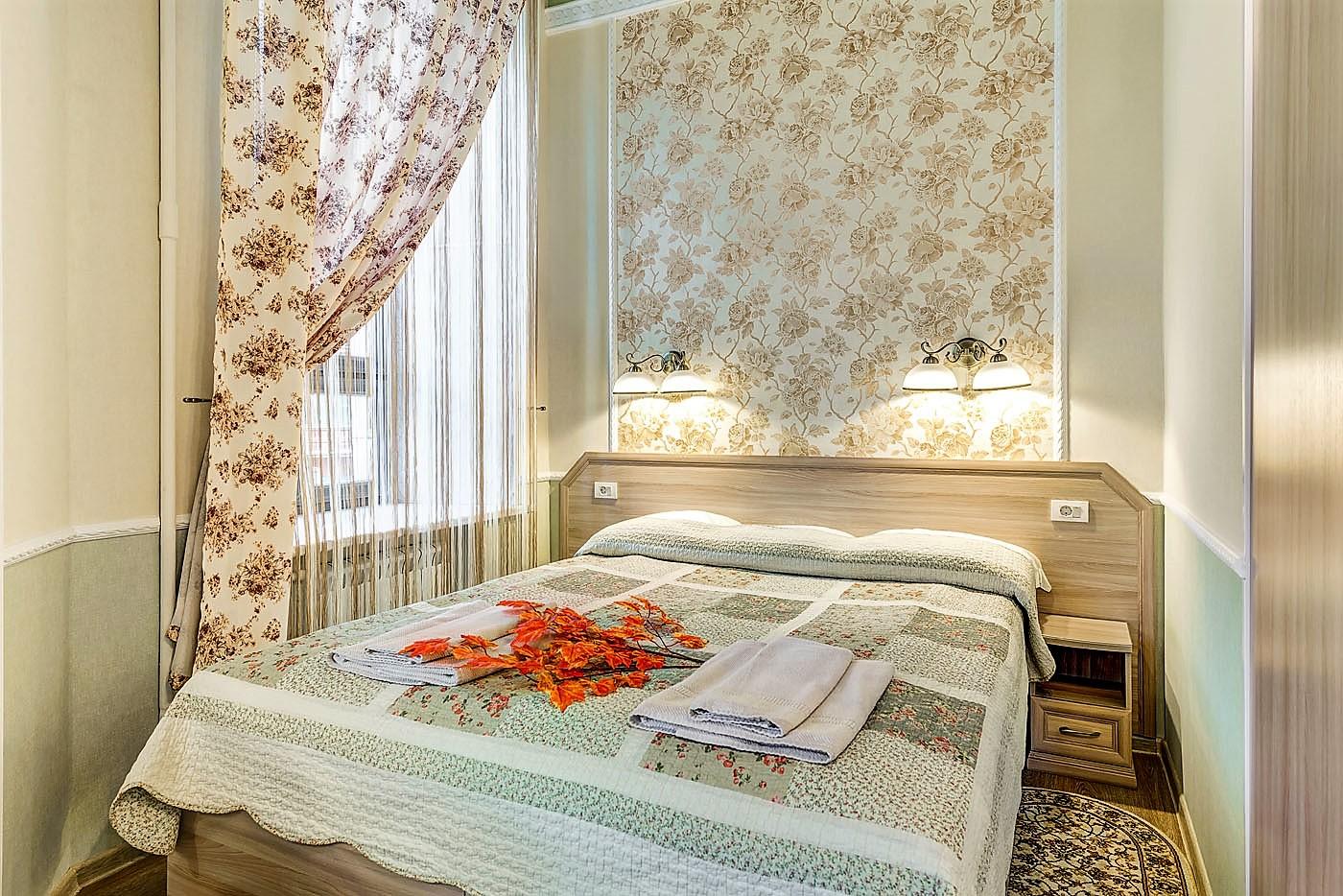 Номер стандарт с 1 двуспальной кроватью (provence)
