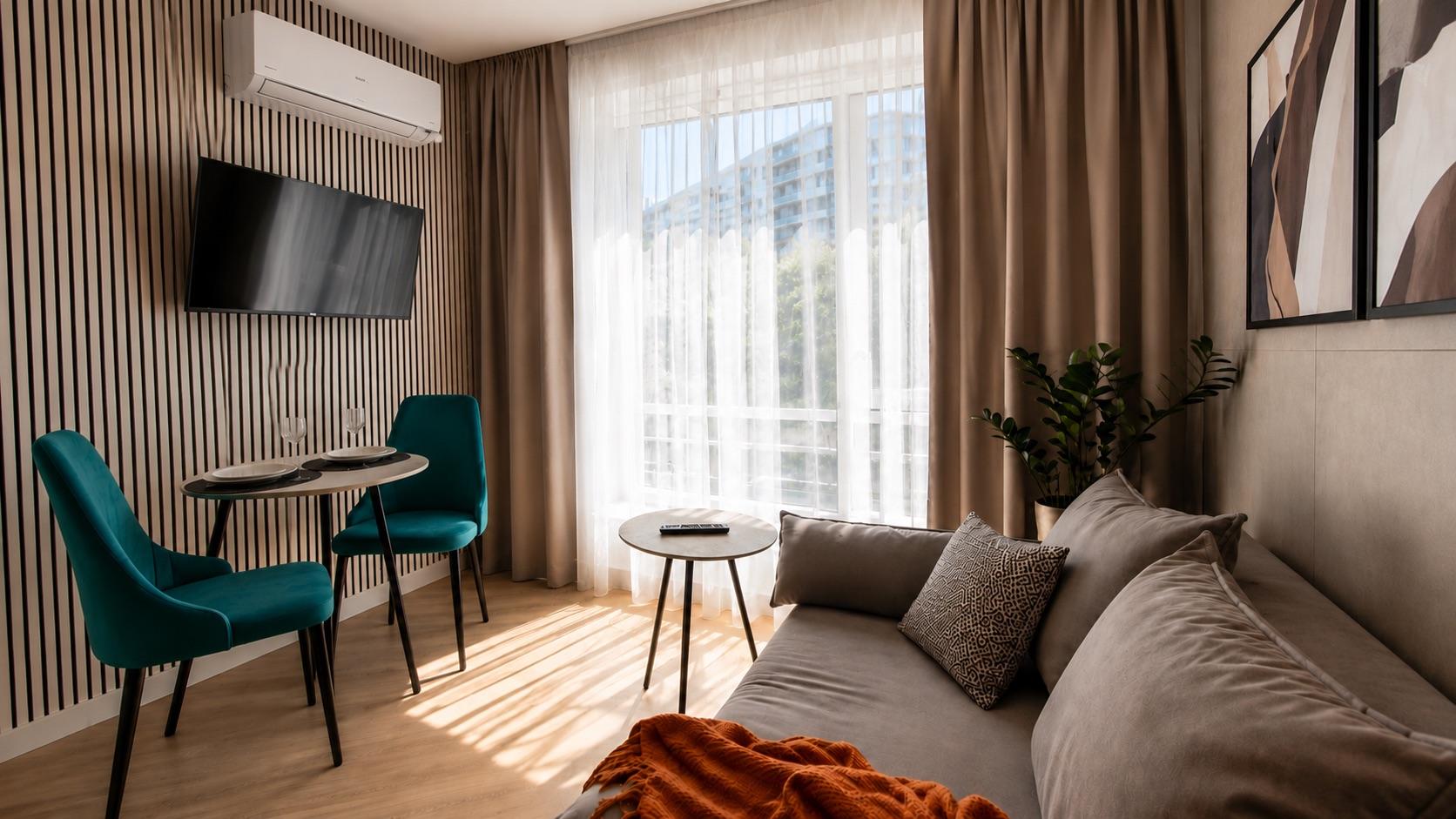 Апартаменты-студия, 25 м², 2 этаж 4