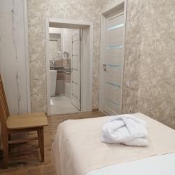 Номер полулюкс с 1 односпальной и 1 двуспальной кроватью