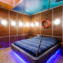 Номер стандарт с 1 двуспальной кроватью (без окна)