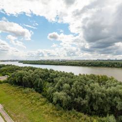 1-комнатные апартаменты стандарт Happy house с видом на реку