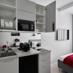 1-комнатные апартаменты студия Grey ул. Берзарина 30А