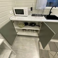 Коттедж стандарт с 2 односпальными и 1 двуспальной кроватью