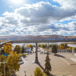 Номер комфорт свадебный с видом на Енисей