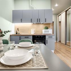 4-местные 1-комнатные апартаменты студия