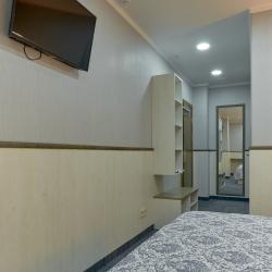 Номер стандарт с 1 двуспальной кроватью (без окна)