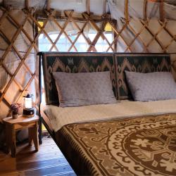 Традиционная деревянная юрта An authentic yurt with a 60-year history (общие удобства на территории)