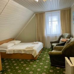 Апартаменты стандарт с 1 двуспальной кроватью (мансарда)