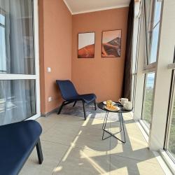 Фото Отель Большая однокомнатная квартира с видом на море