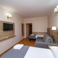 Номер делюкс с 1 двуспальной кроватью (вид на бассейн)