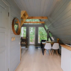A-frame дом с банным чаном