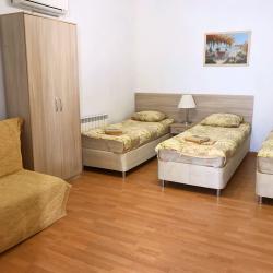 Семейная комната с 1 двуспальной и 1 односпальной кроватью