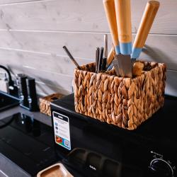 4-местный 1-комнатный коттедж премиум с 1 двуспальной кроватью