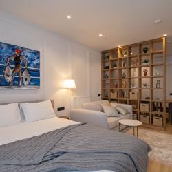 1-комнатные апартаменты студия с 1 двуспальной кроватью