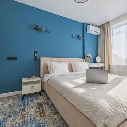 2-местные 1-комнатные апартаменты студия с 1 двуспальной кроватью (338-340)