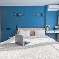 2-местные 1-комнатные апартаменты студия с 1 двуспальной кроватью (338-340)