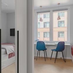 1-комнатные апартаменты студия Дизайнерская квартира на одного и двоих 4flats LAZURIT в Адмиралтейском районе