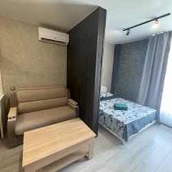 1-комнатные апартаменты студия КемКомфорт пр-т Притомский 25к4, 8 этаж, левое крыло