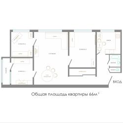 4-комнатные апартаменты улучшенные
