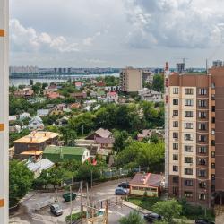 3-местные 1-комнатные апартаменты студия Воронеж, ул. Ломоносова, д. 84 с 1 двуспальной кроватью